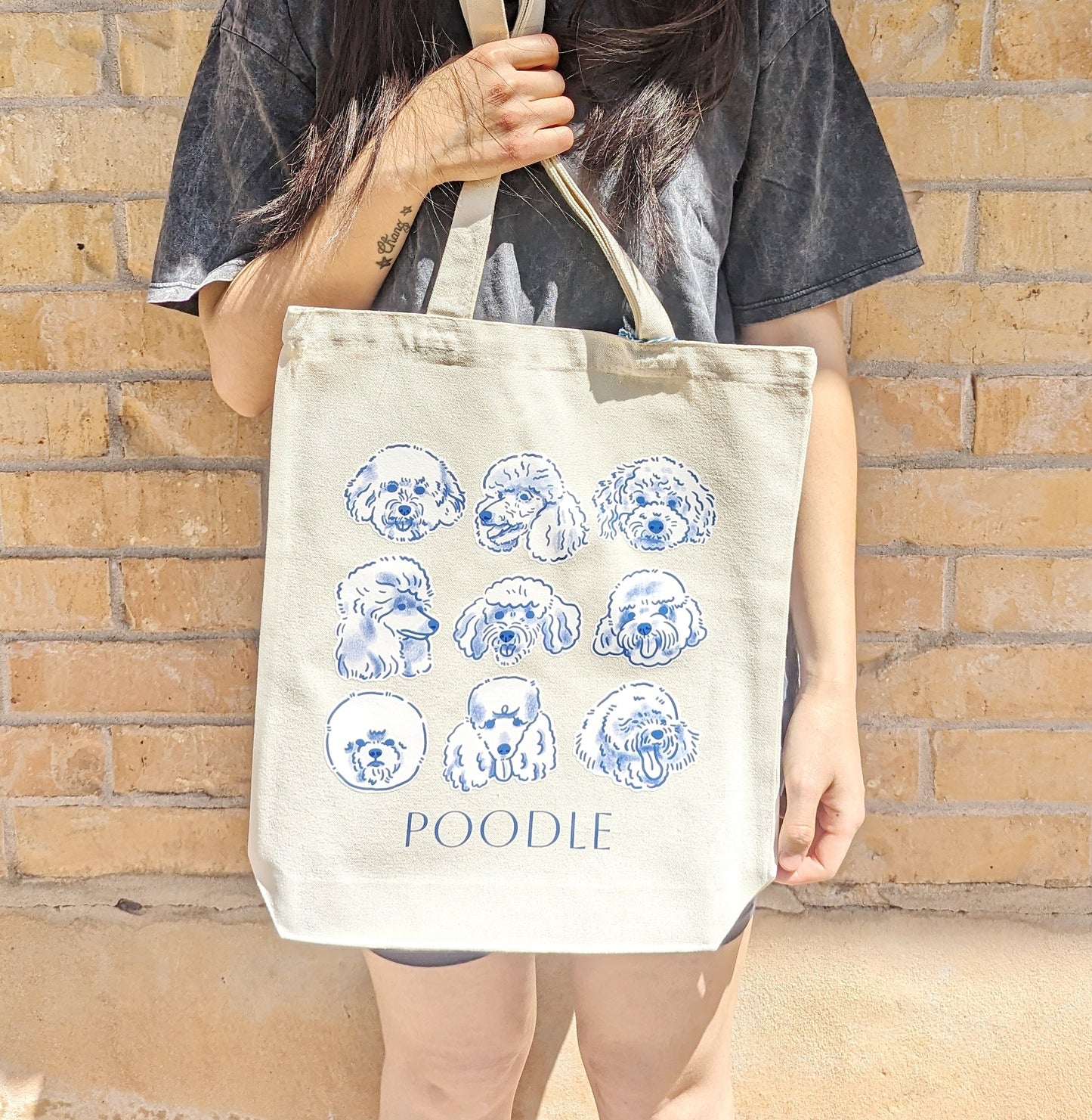 Poodle Dog Tote Bag