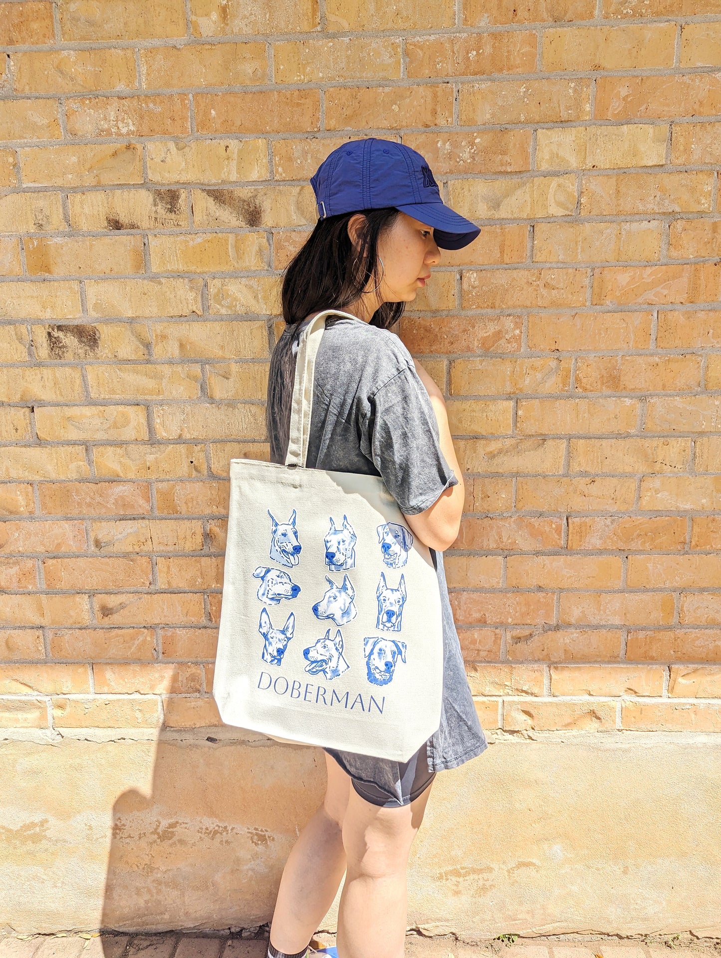 Doberman Dog Tote Bag