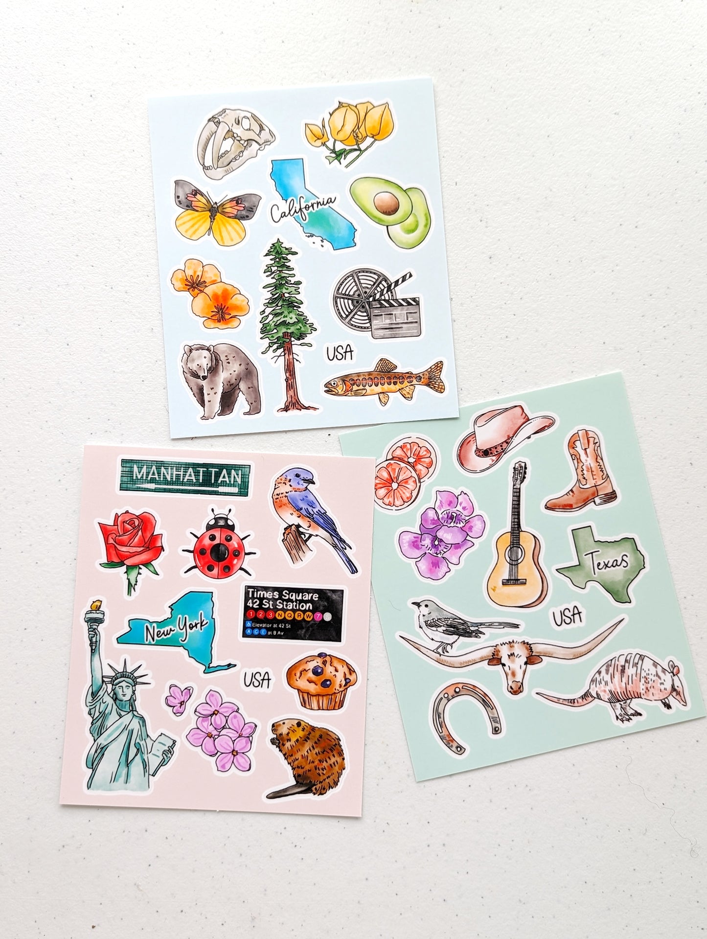 New York Sticker Sheet