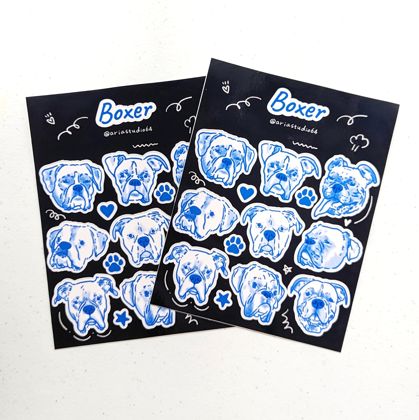 Boxer Sticker Sheet