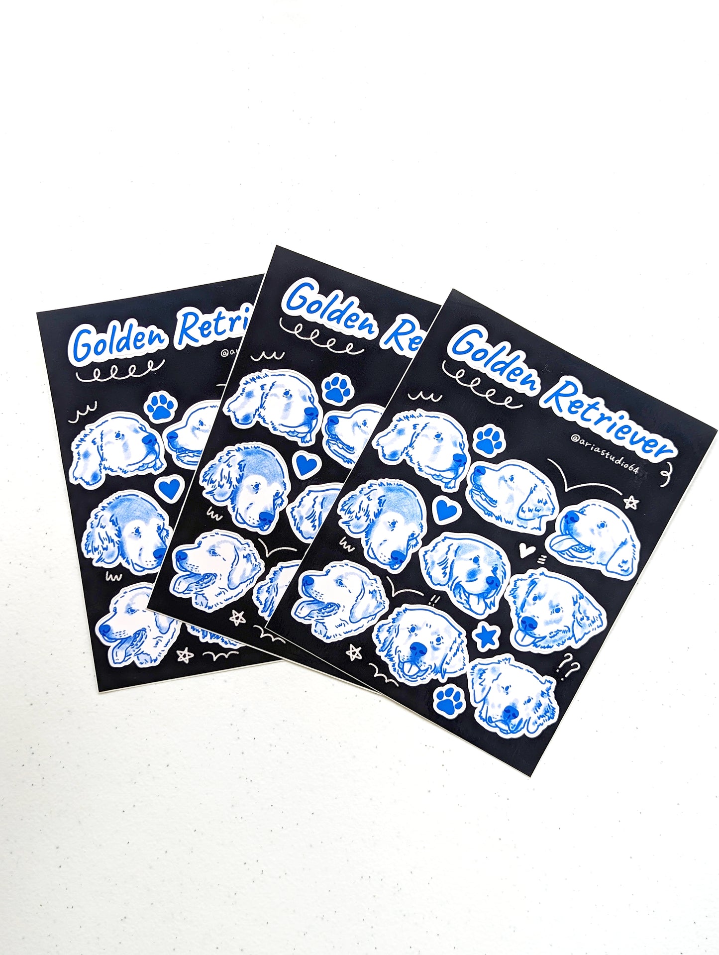 Golden Retriever Sticker Sheet