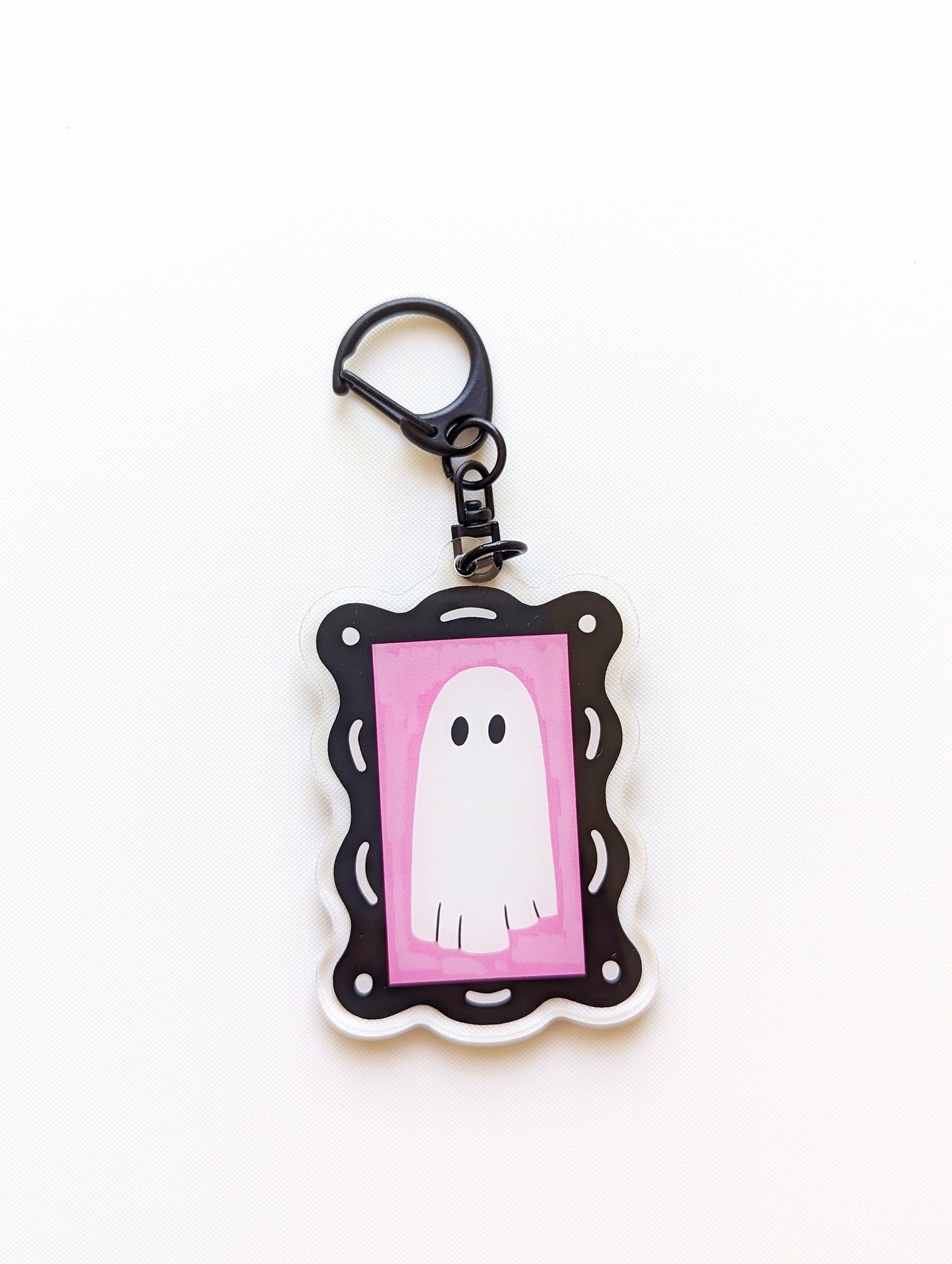 Ghost Mirror Acrylic Keychain
