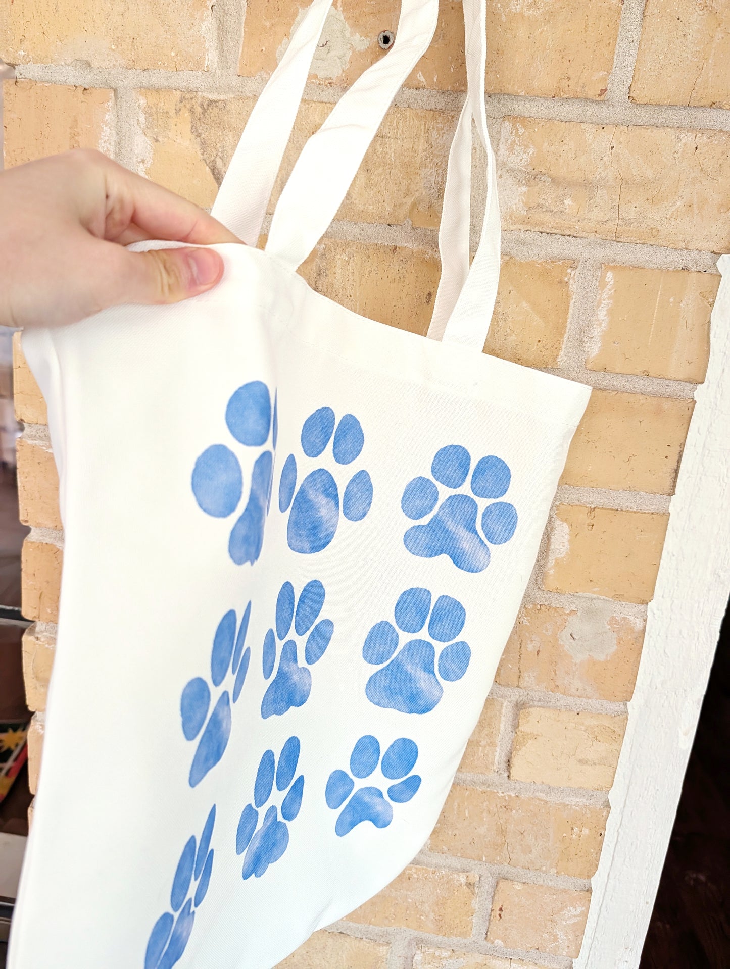 Dog lover tote bag