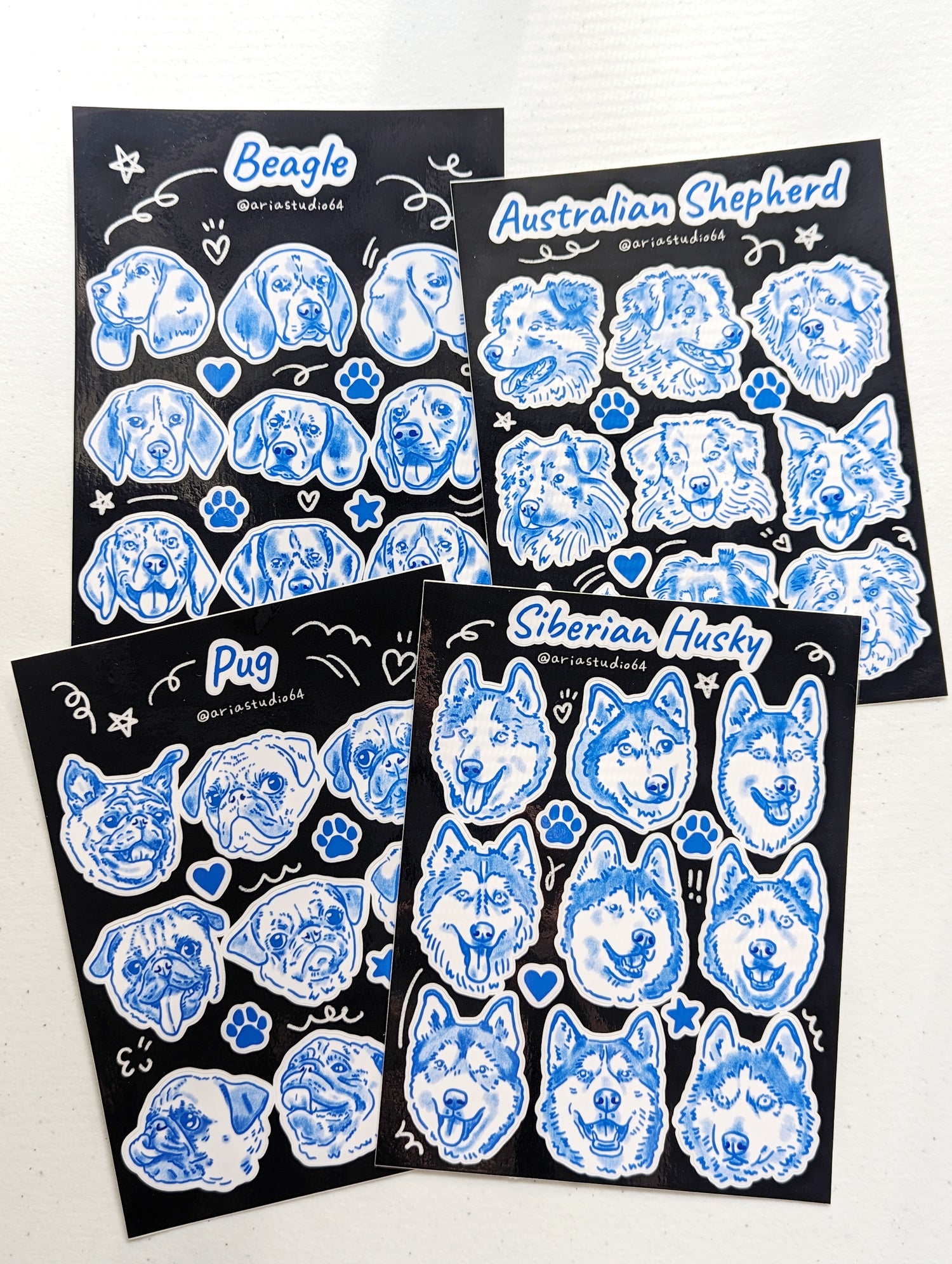 Dog sticker sheet