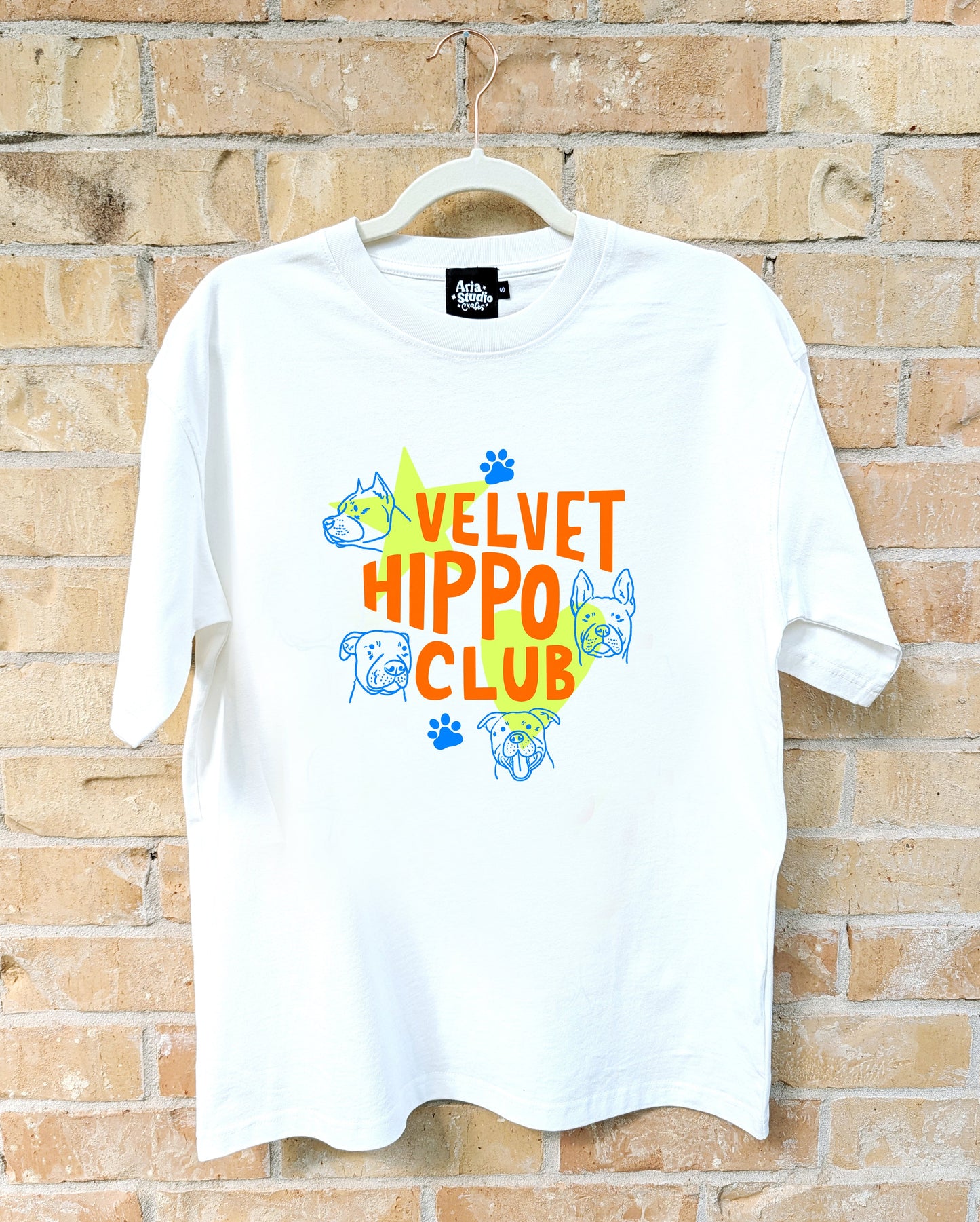 Velvet Hippo Club Pitbull T-Shirt