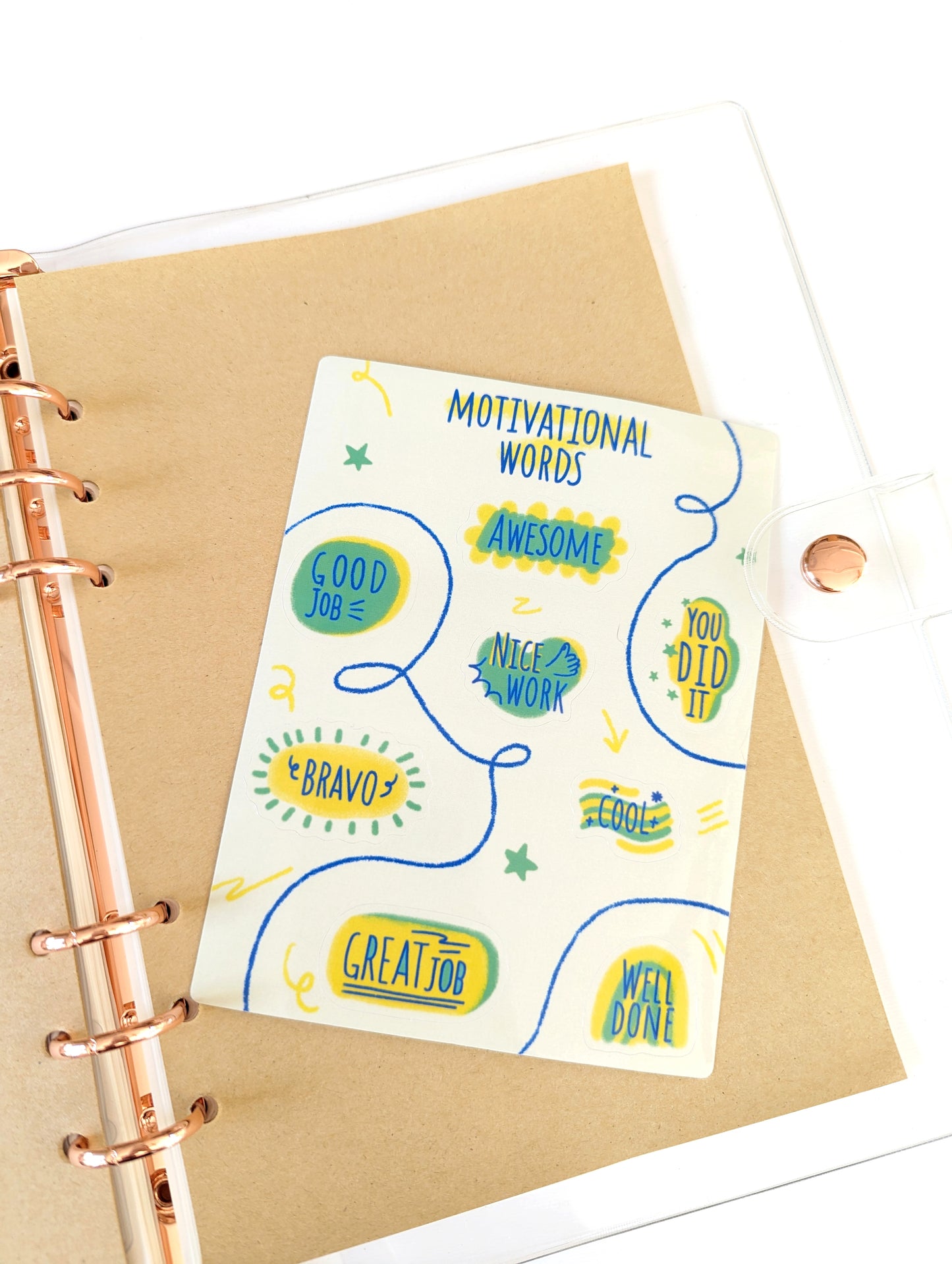 lettering stickers