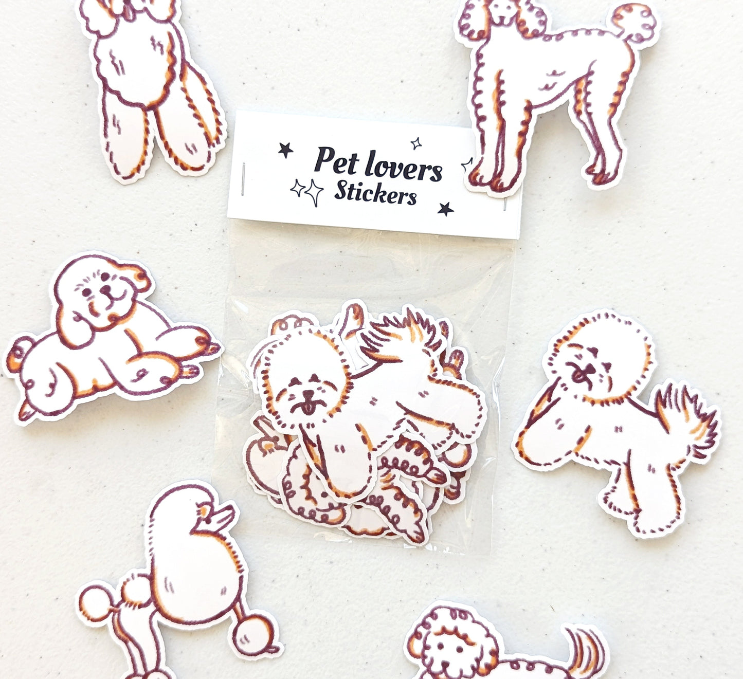 Poodle Sticker Pack