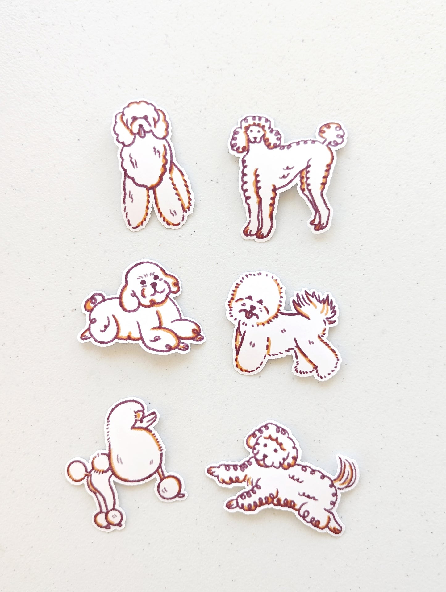 Poodle Sticker Pack
