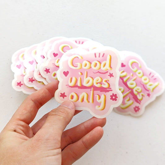 Good Vibes Only Sticker