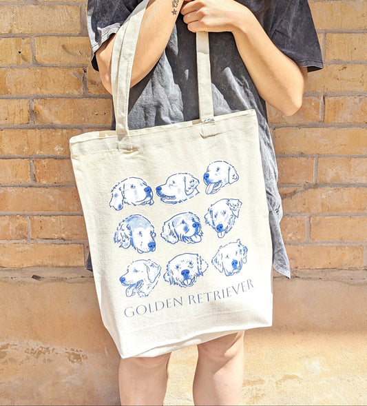 Golden Retriever Dog Tote Bag