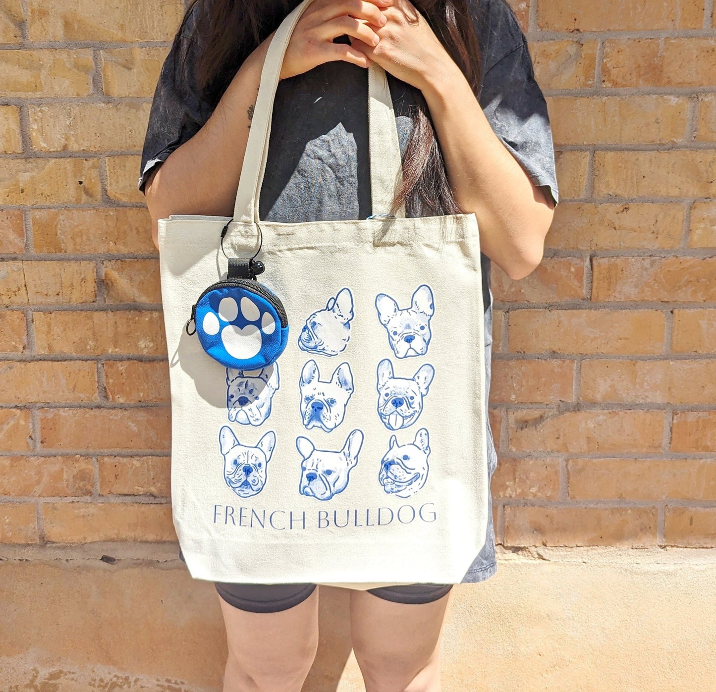 French Dog Tote Bag