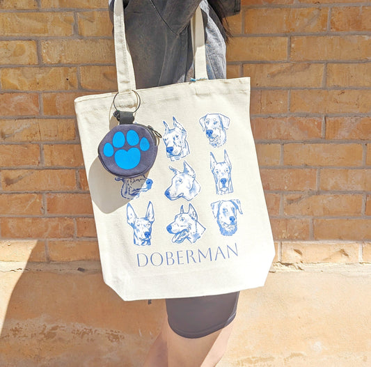 Doberman Dog Tote Bag