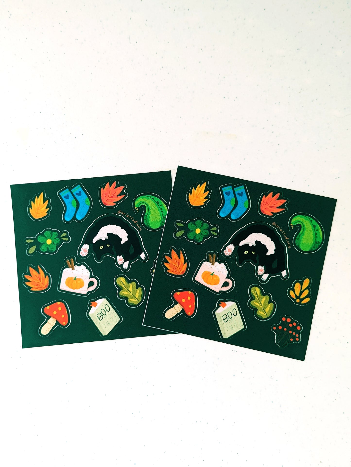 Autumn cozy sticker sheet