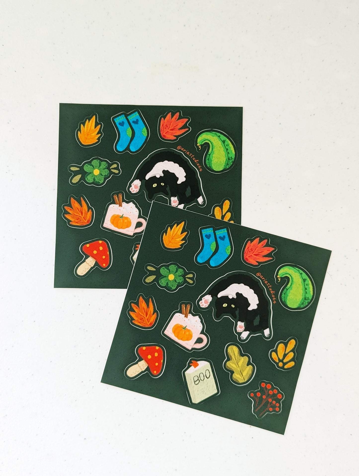 Autumn cozy sticker sheet