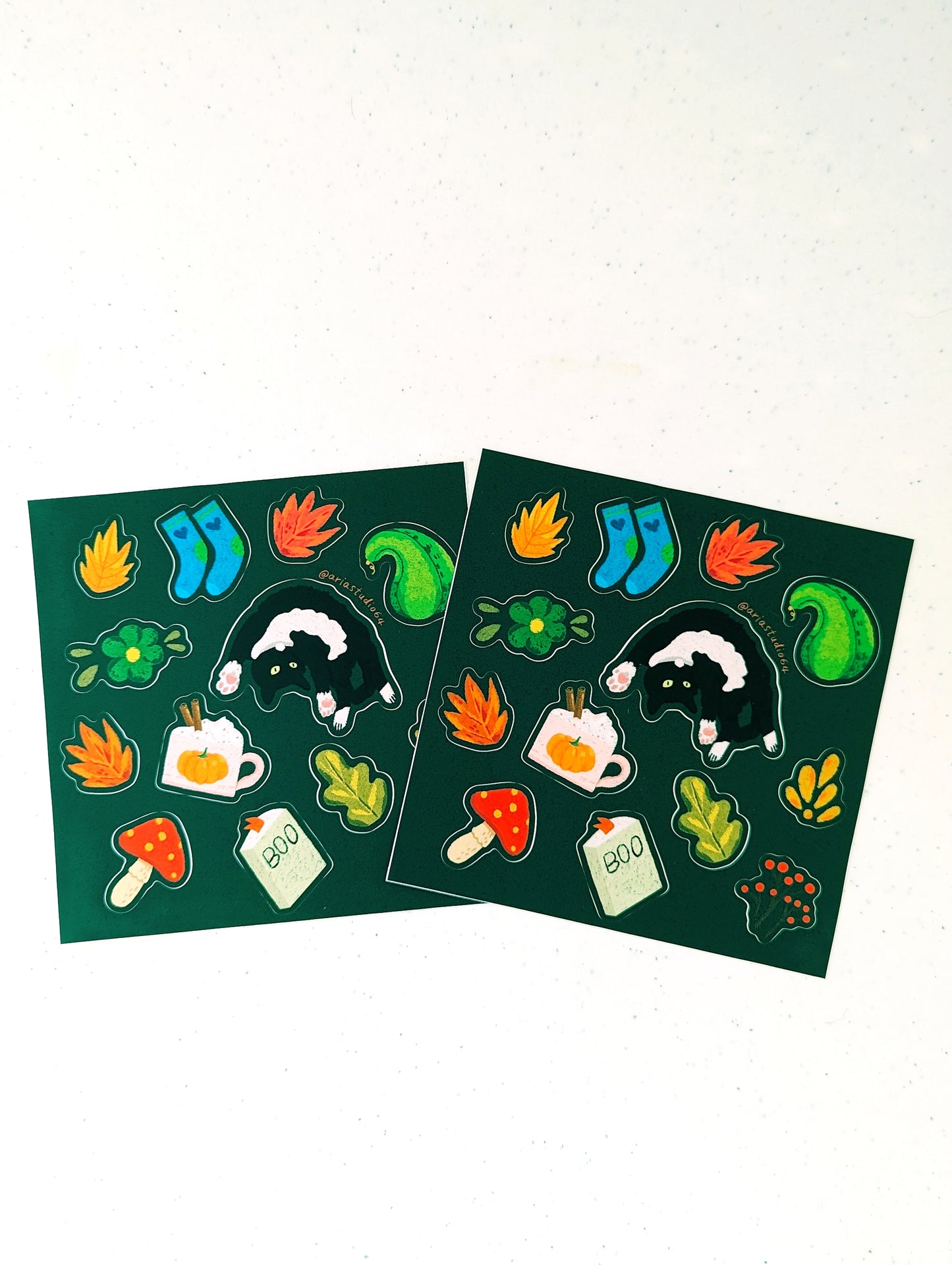 Autumn cozy sticker sheet