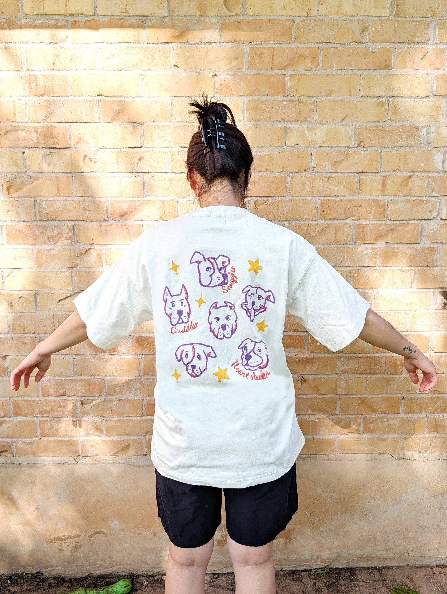 Retro-inspired Pitbull T-shirt