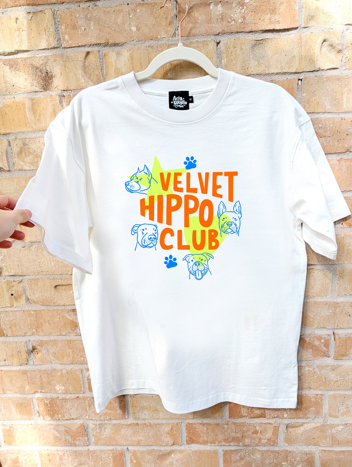 Velvet Hippo Club Pitbull T-Shirt