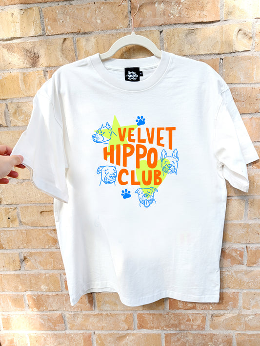Velvet Hippo Club Pitbull T-Shirt
