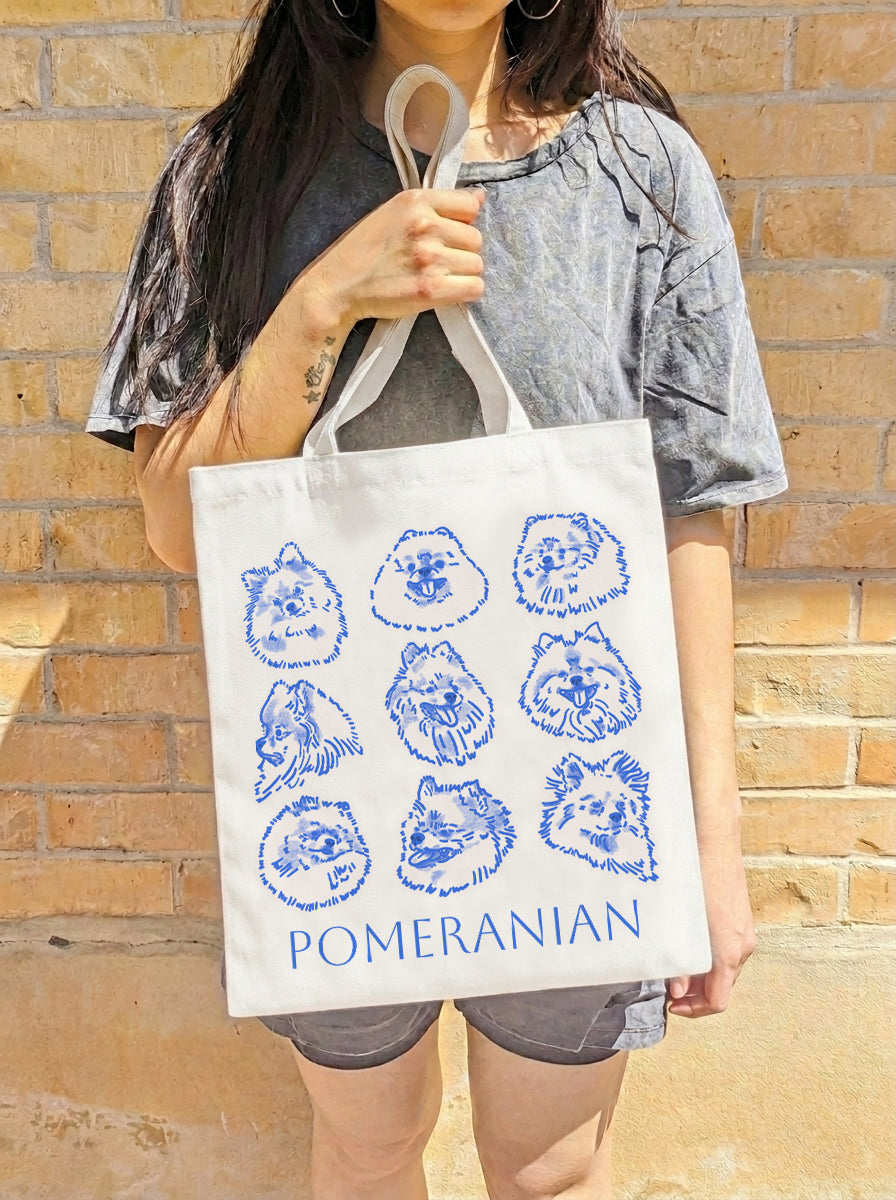 Dog lover tote bag