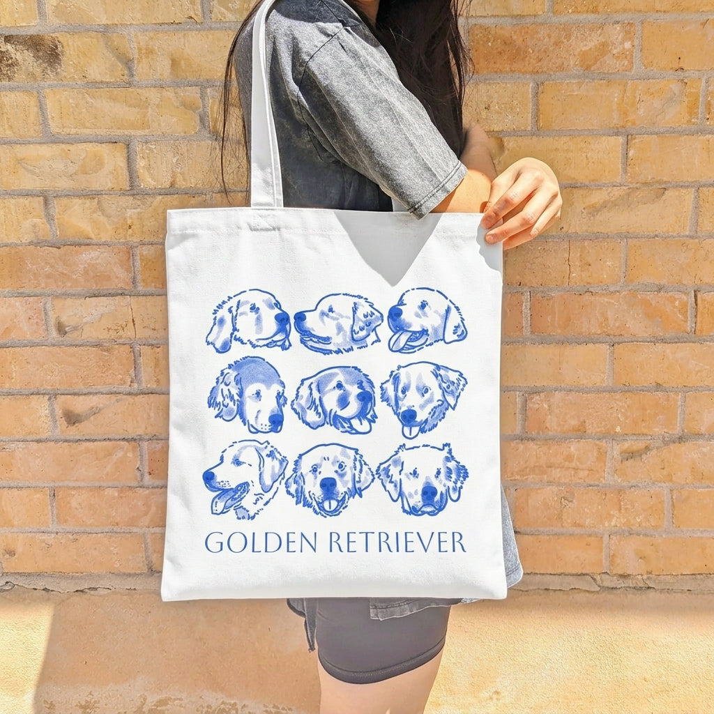 Dog lover tote bag