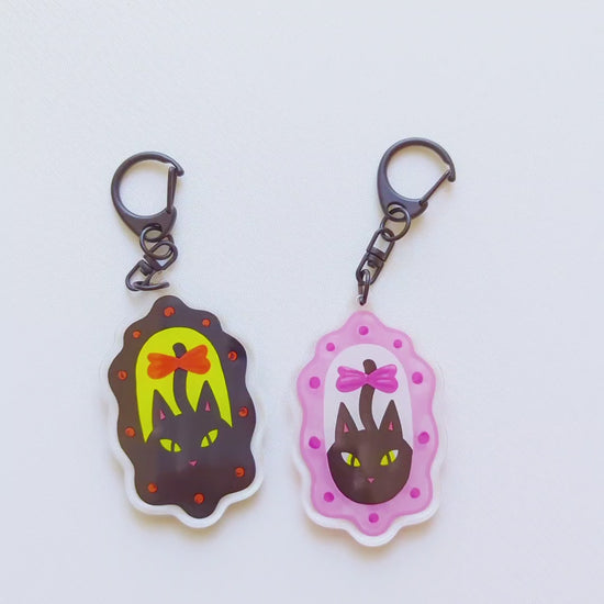 cat keychain