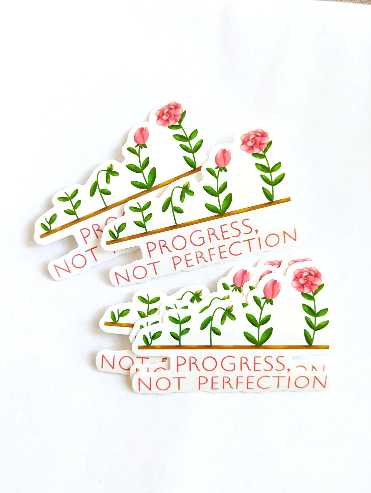 Progress Not Perfection Sticker