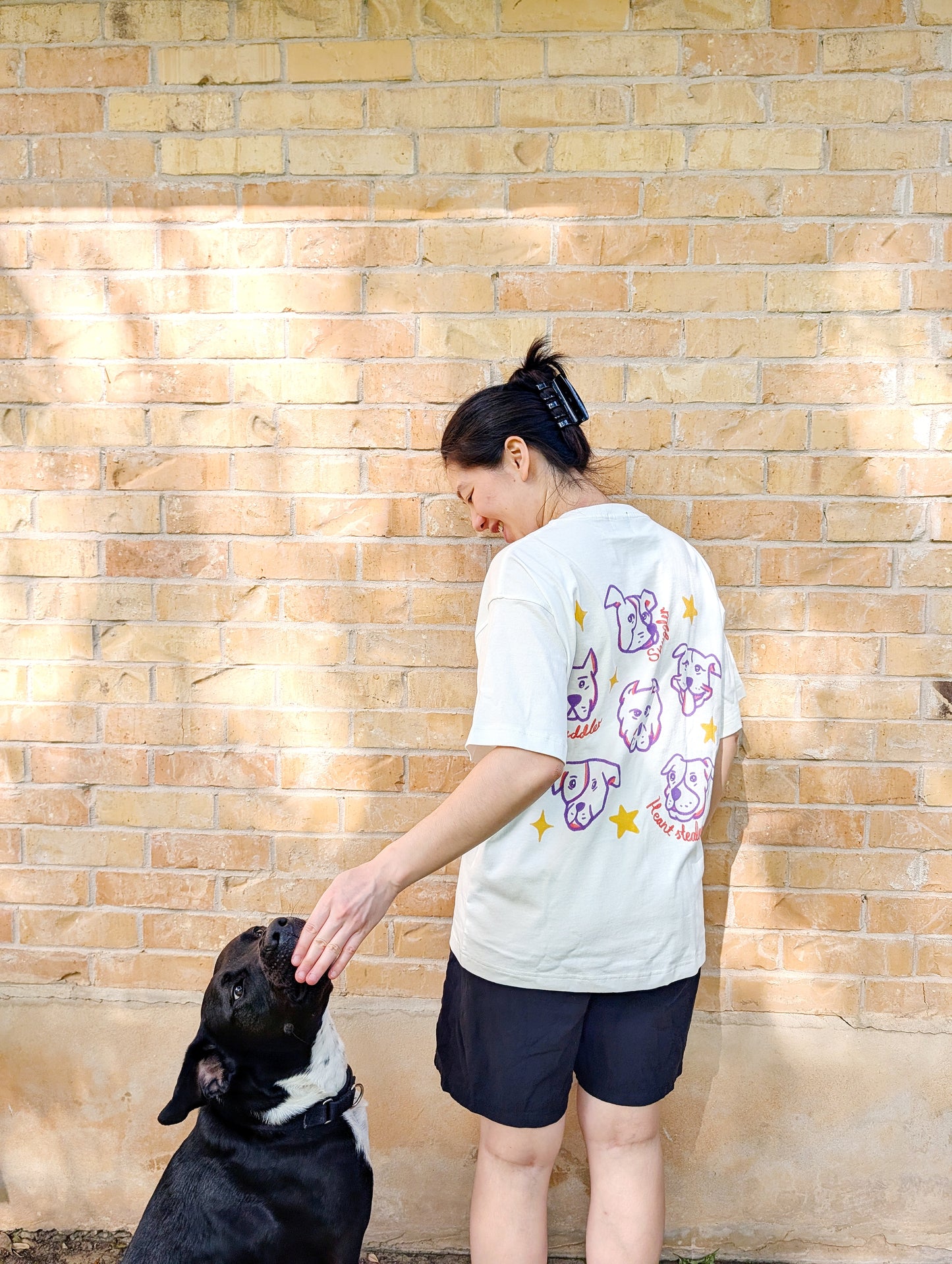 Retro-inspired Pitbull T-shirt