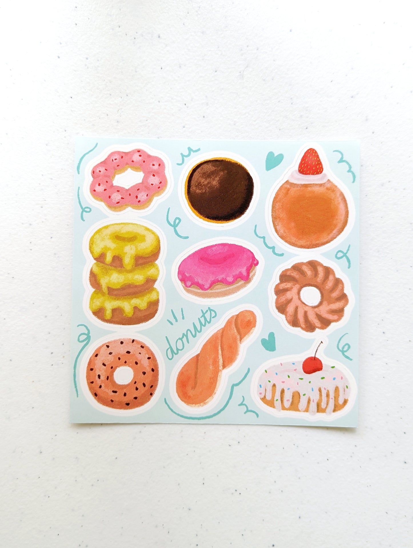 Donuts Sticker Sheet
