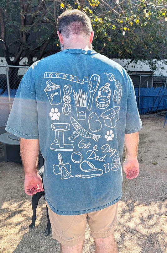 Cat & Dog Parent T-Shirt – Vintage Pet Lover Tee