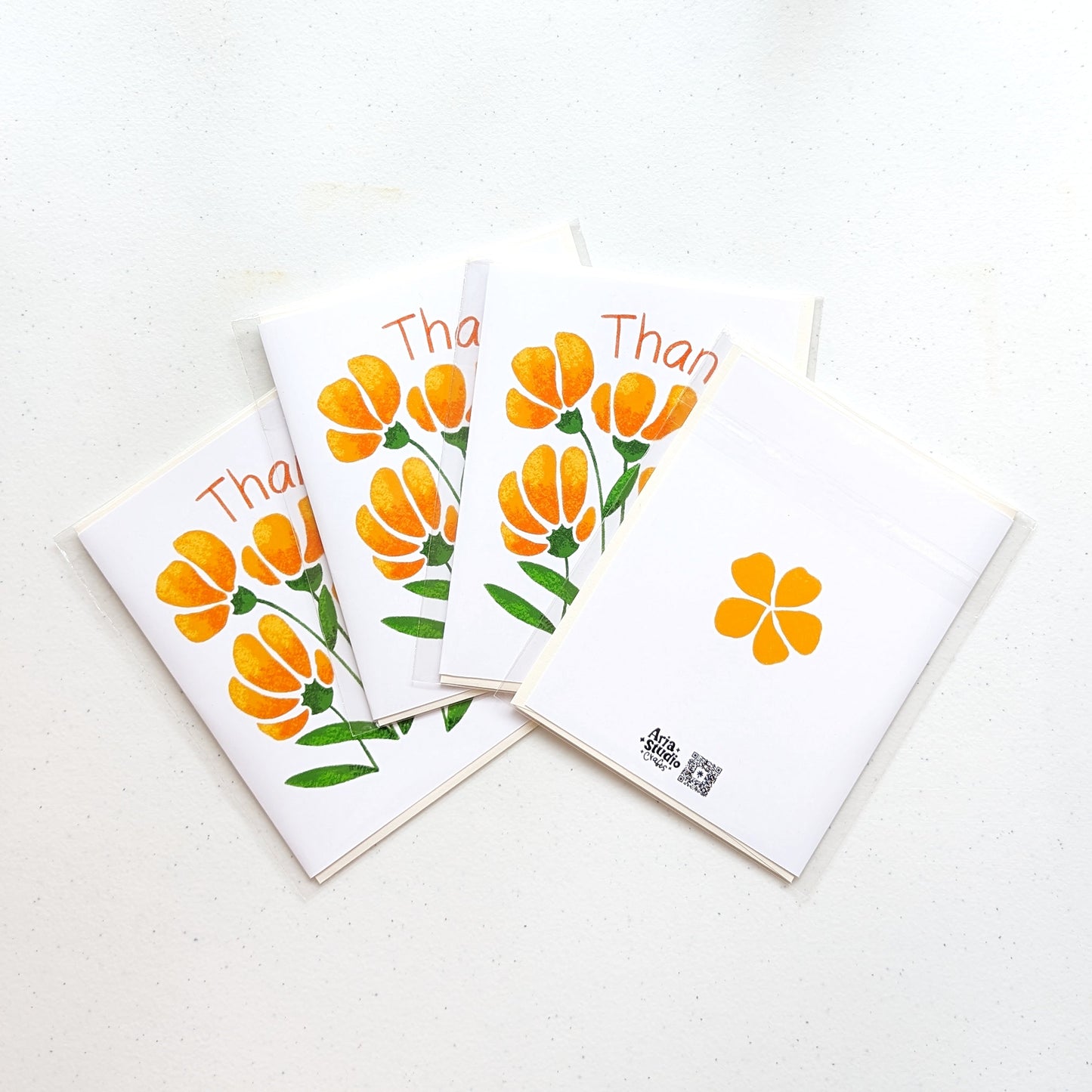 Floral Thank You Card