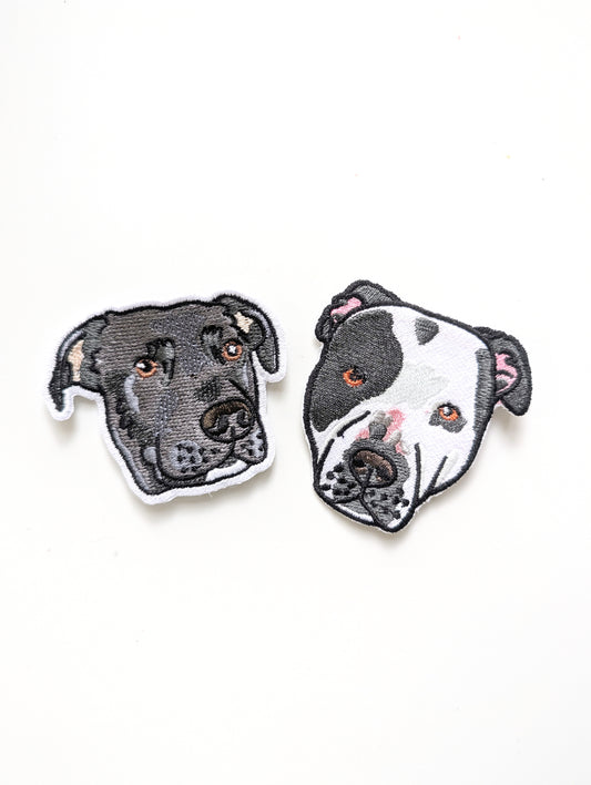Custom embroidered pet patches