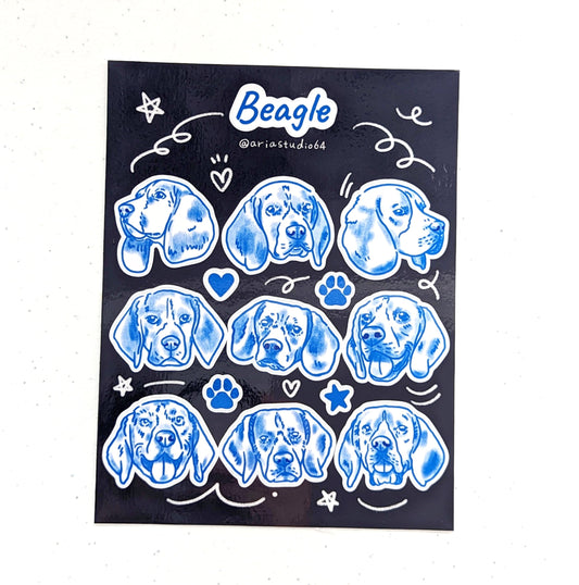 Beagle Sticker Sheet