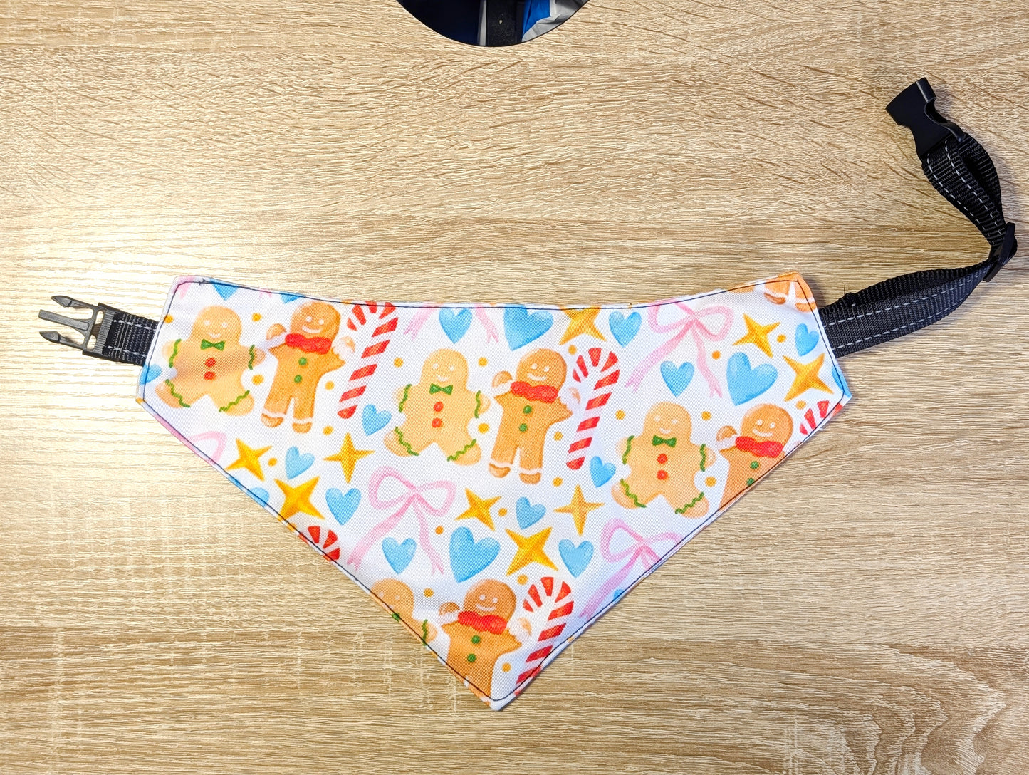 Christmas season Dog Bandana – Double-Sided, Waterproof, Adjustable Buckle