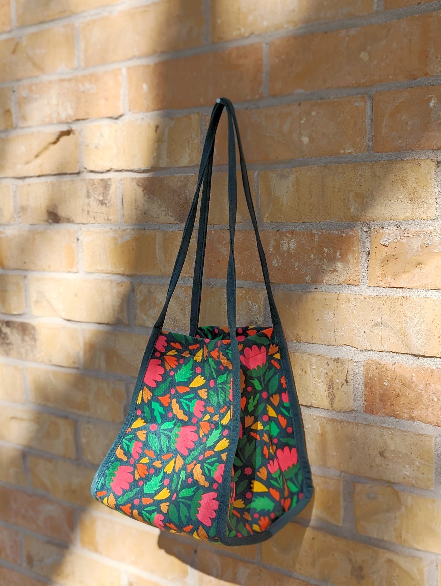 Flower Pattern Fortune Ingot Bag – Lucky Gold Ingot Pouch for Money & Good Fortune