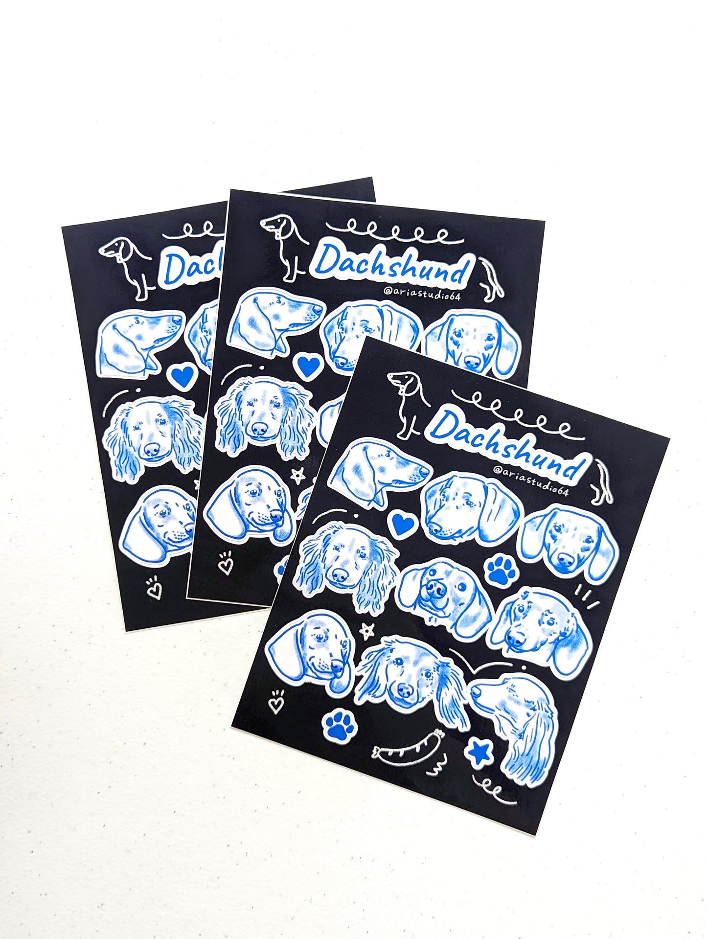 Dachshund Sticker Sheet