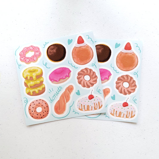 Donuts Sticker Sheet