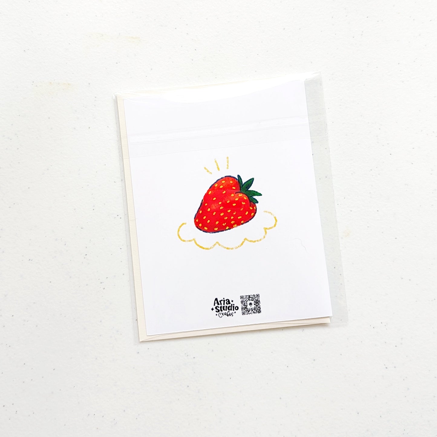 Strawberry Cupcake Birthday Card