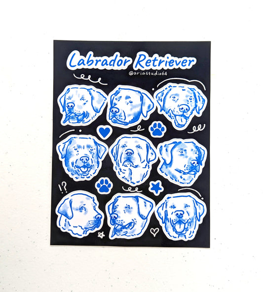 Labrador Retriever Sticker Sheet