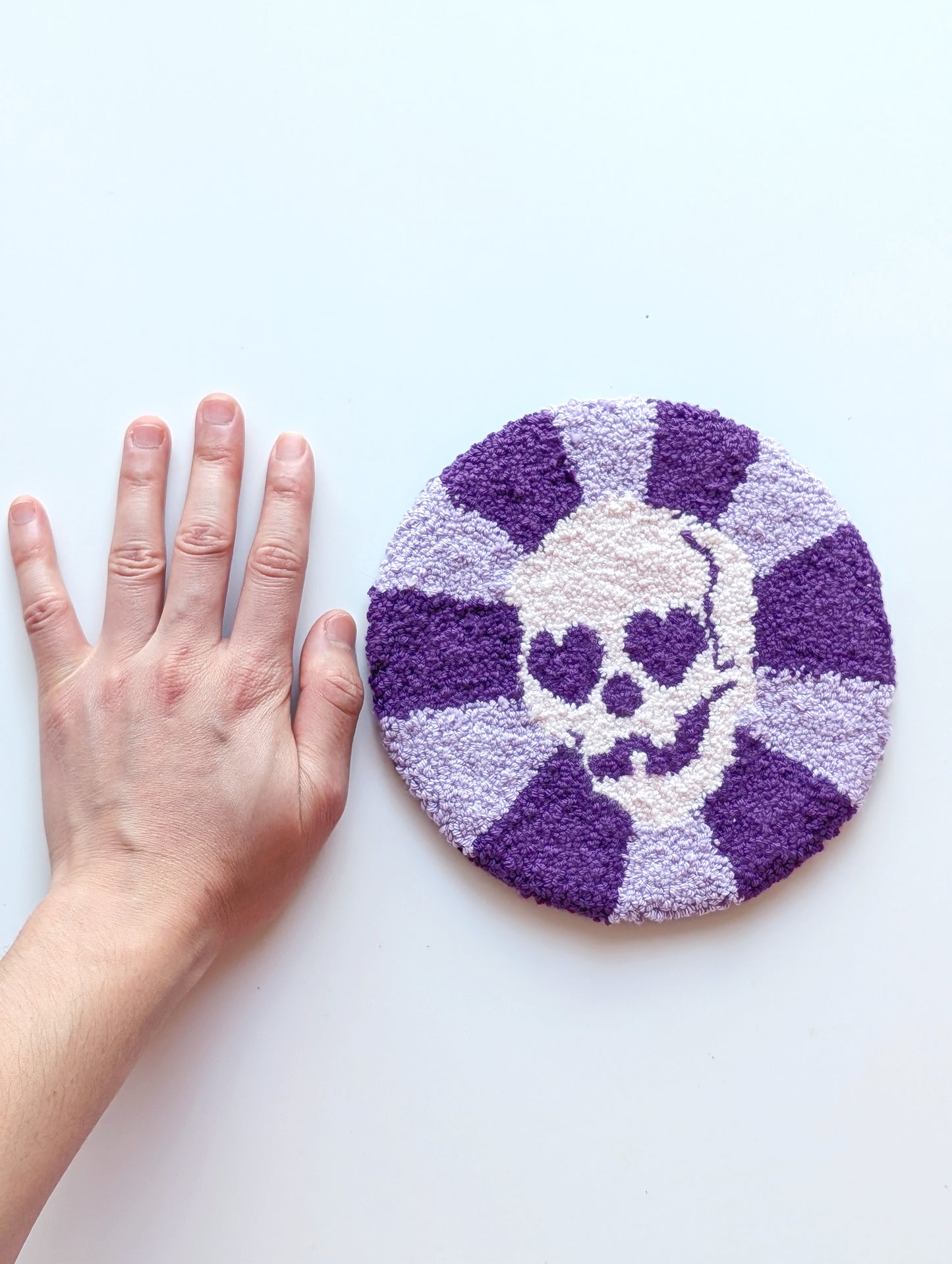 Large Skull Punch Needle Kit