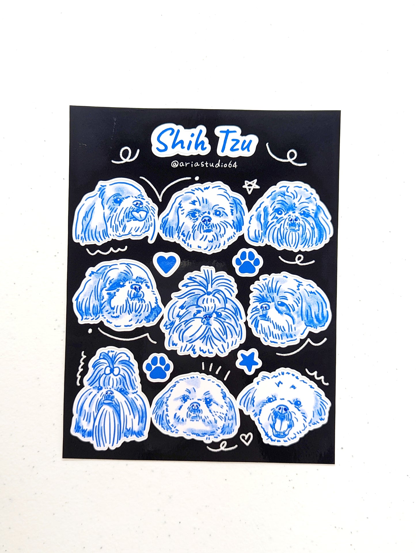 Shih Tzu Sticker Sheet