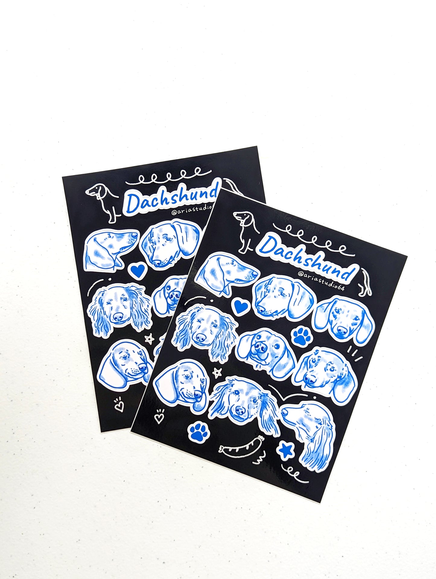 Dachshund Sticker Sheet