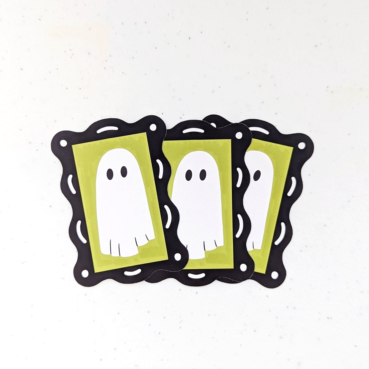 Mirror ghost sticker