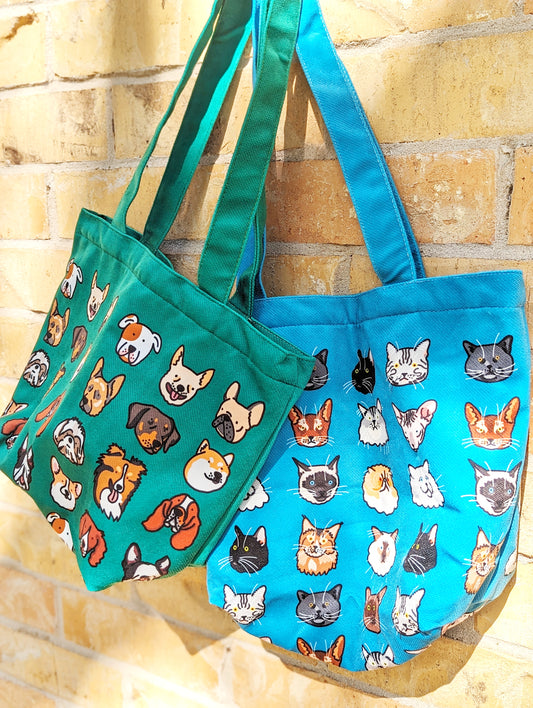 Dog and Cat Tote Bag