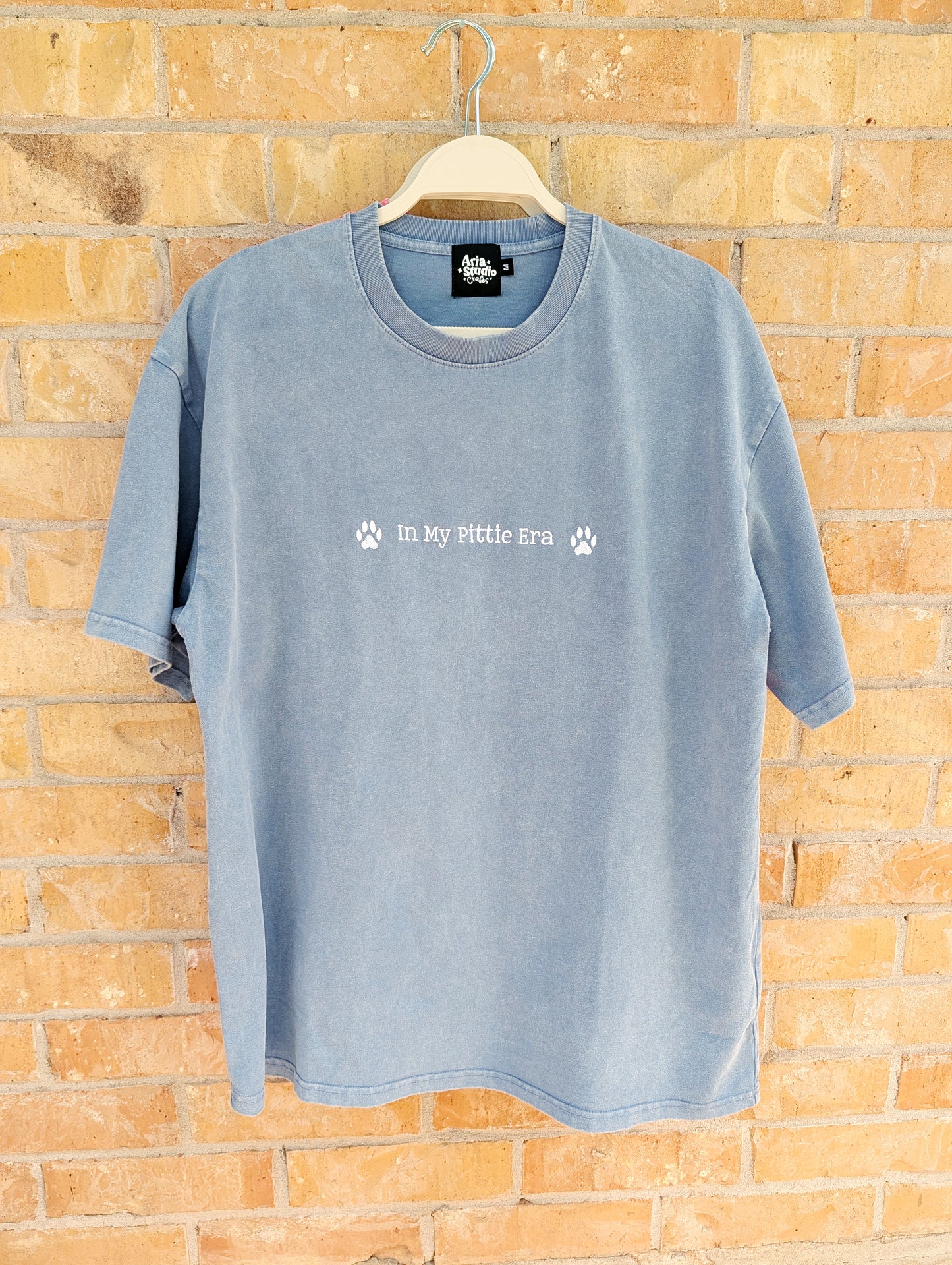 " In My Pittie Era " Embroidery T-shirt