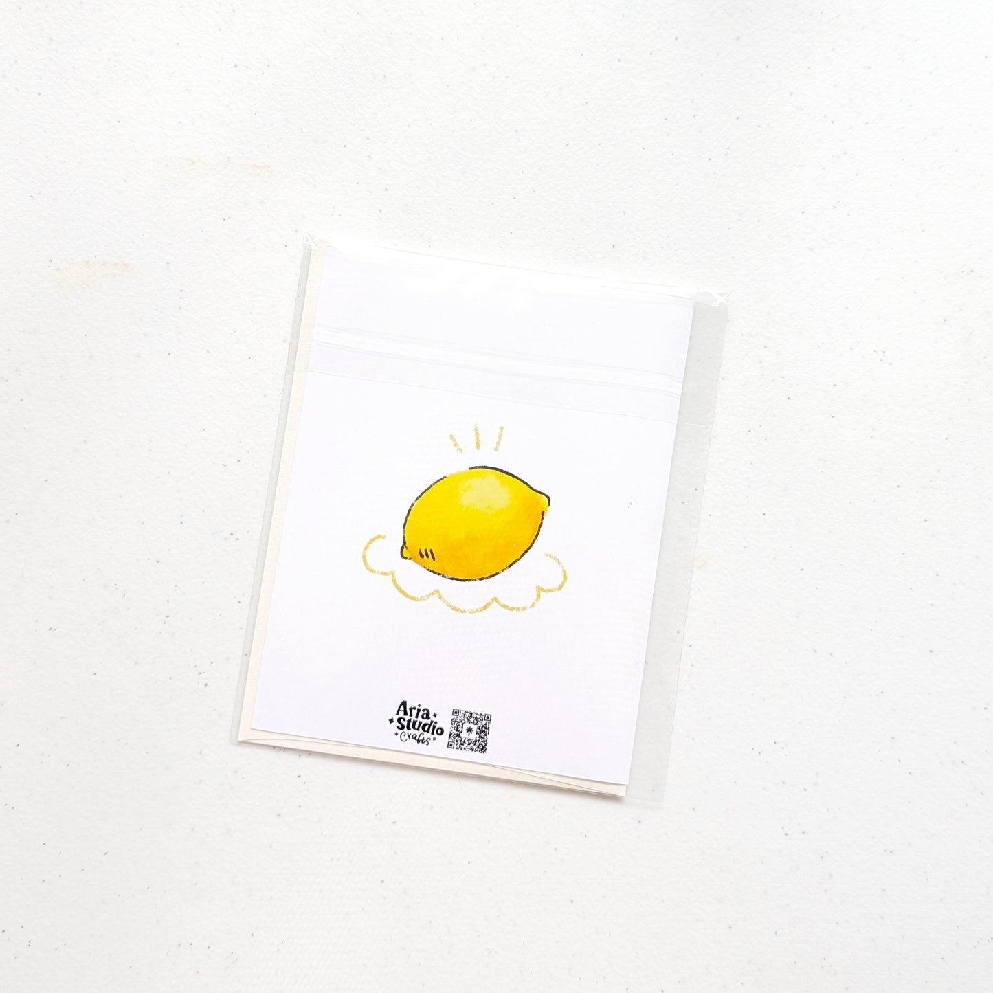 Lemon Cupcake Birthday Card