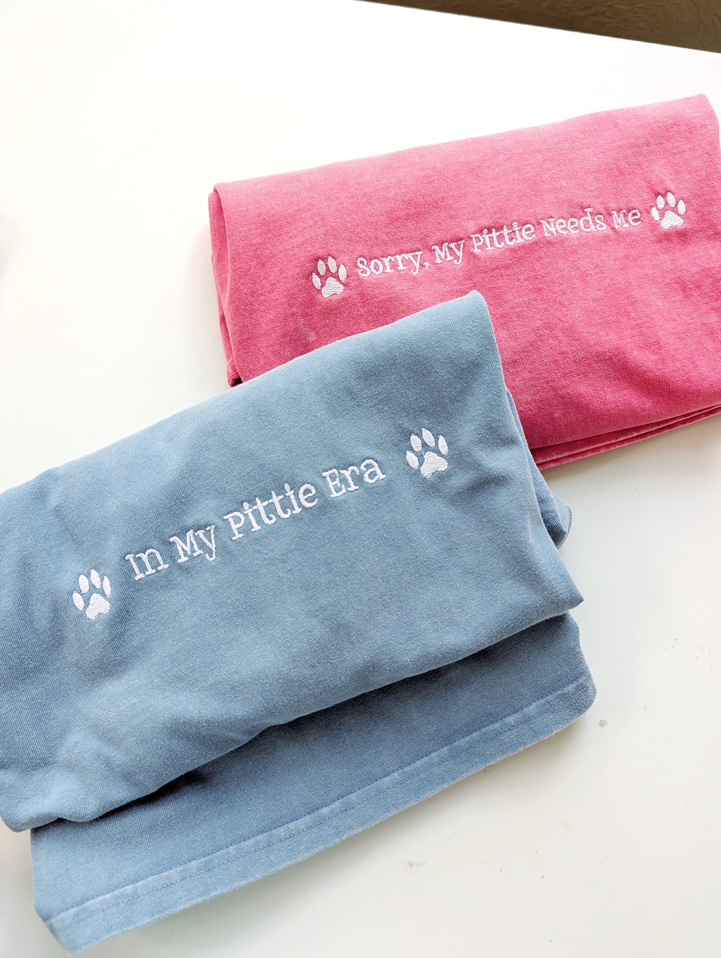 " In My Pittie Era " Embroidery T-shirt