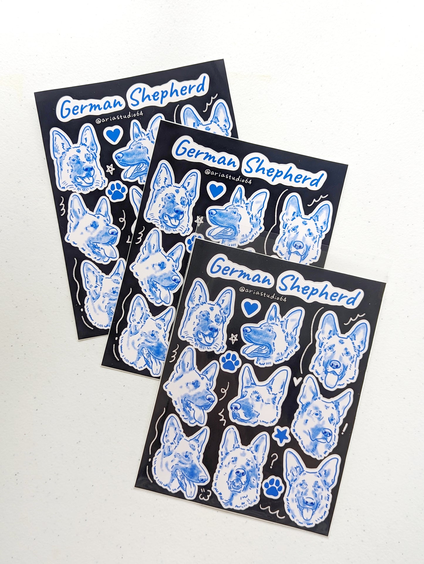 German Shepherd Sticker Sheet