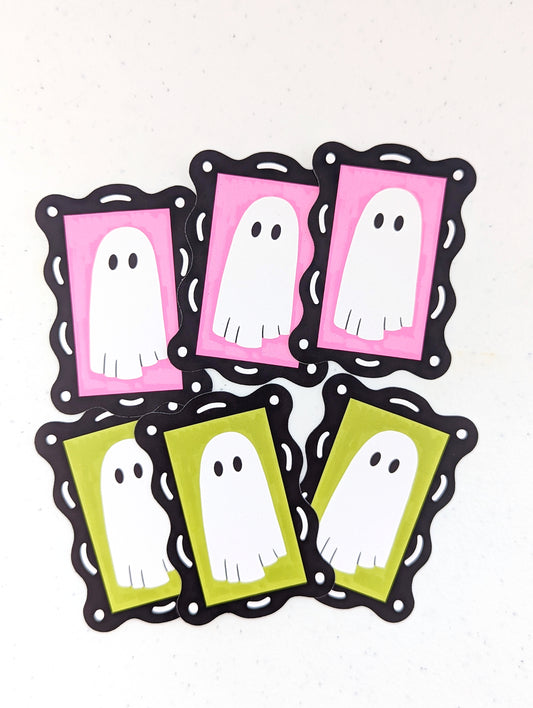 Mirror ghost sticker