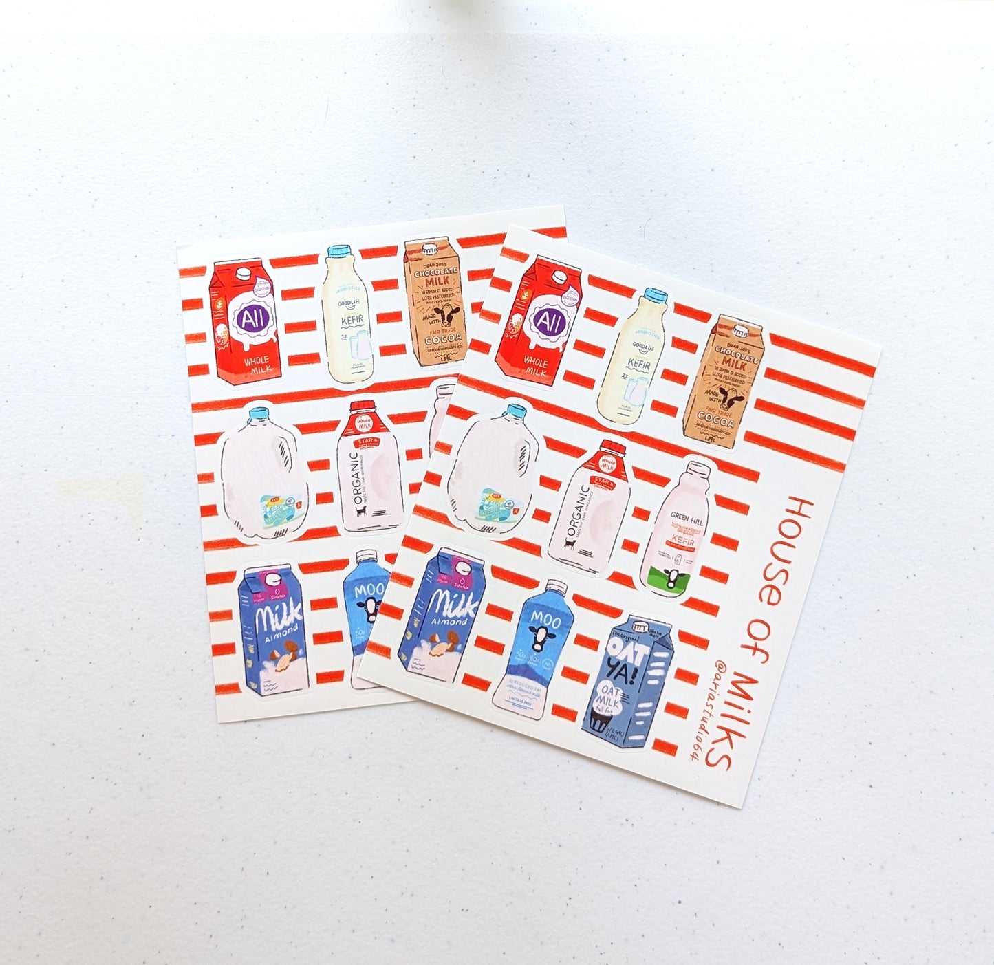 House of Milk Sticker Sheet