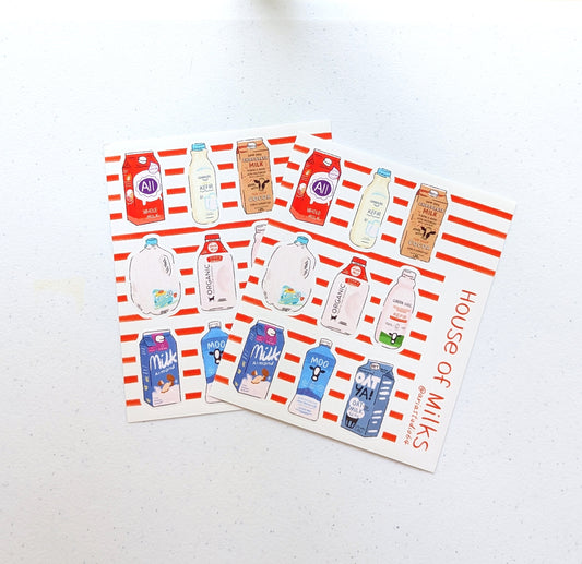 House of Milk Sticker Sheet